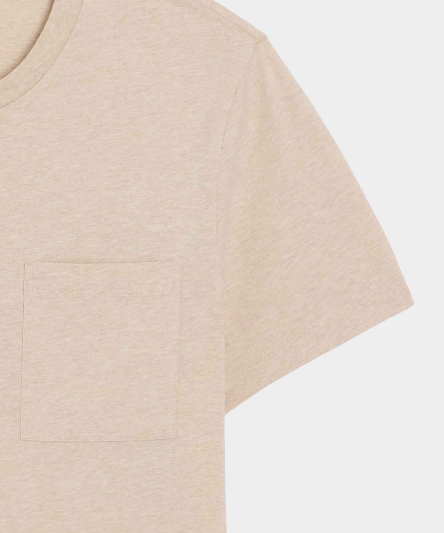 Todd Snyder Premium Jersey Pocket Tee in Oatmeal Heather Oatmeal Heather
