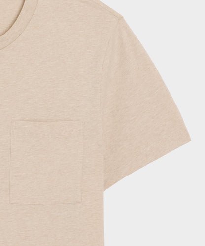 Todd Snyder Premium Jersey Pocket Tee in Oatmeal Heather Oatmeal Heather