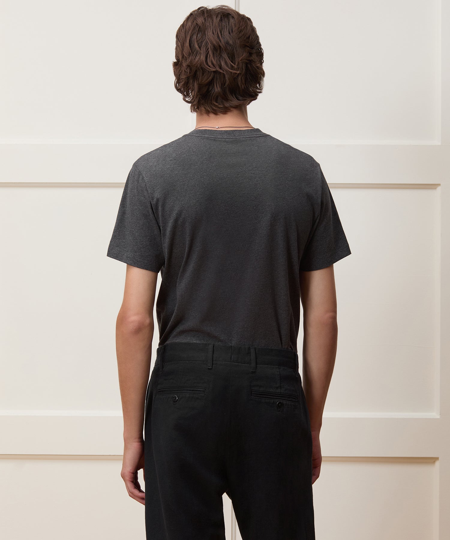 Todd Snyder Premium Jersey Pocket Tee in Charcoal Heather Charcoal Heather