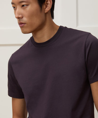 Todd Snyder Premium Jersey Tee in Plum Royal Plum Royal