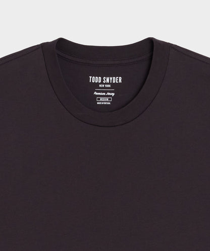 Todd Snyder Premium Jersey Tee in Plum Royal Plum Royal