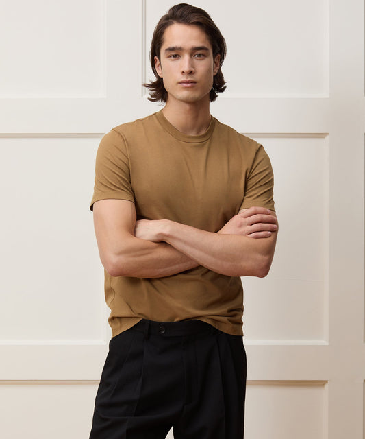 Todd Snyder Premium Jersey Tee in Vintage Brown Vintage Brown