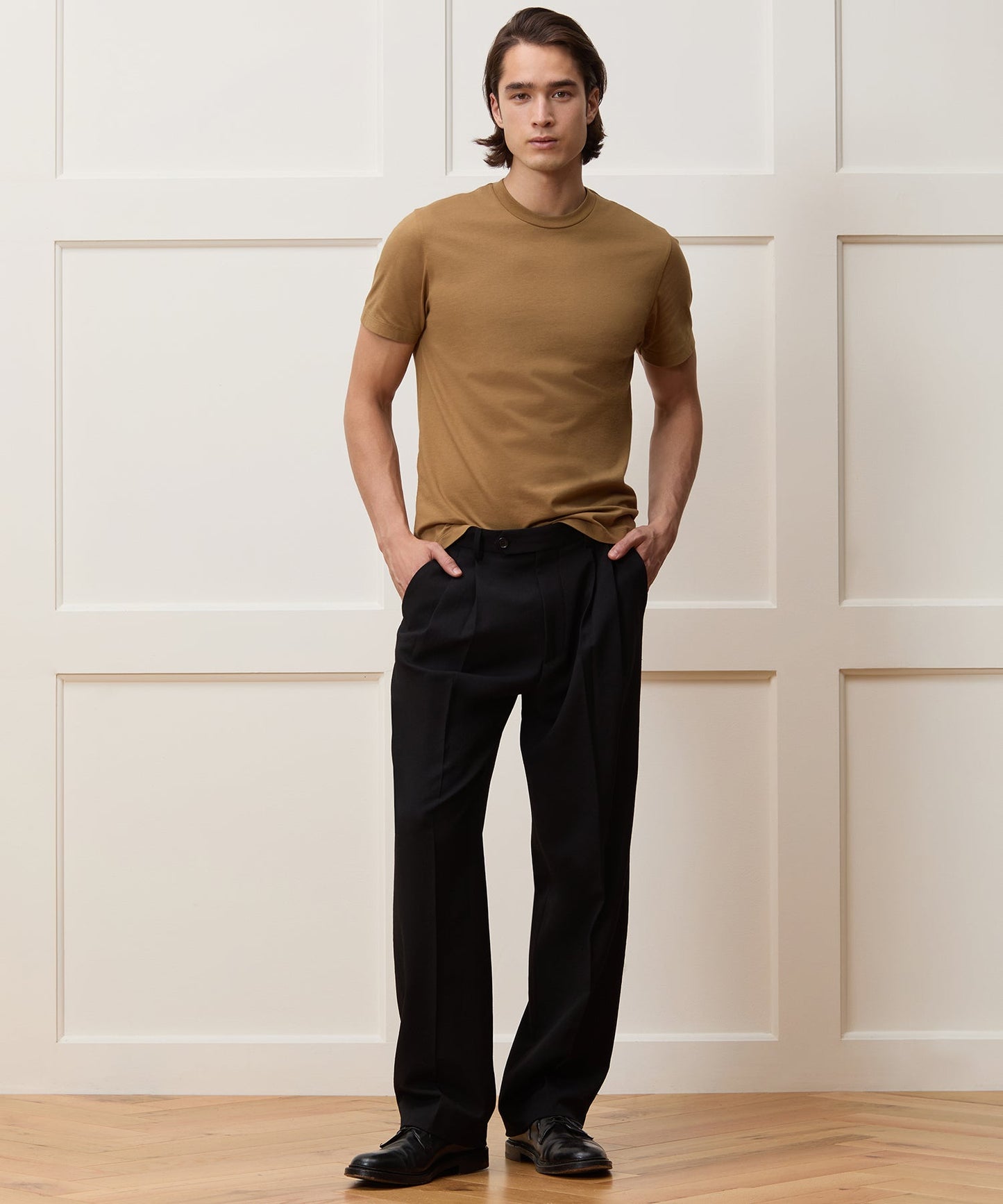 Todd Snyder Premium Jersey Tee in Vintage Brown Vintage Brown
